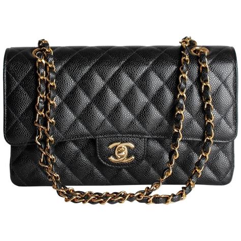 chanel medium flap bag caviar leather|Flap Bags .